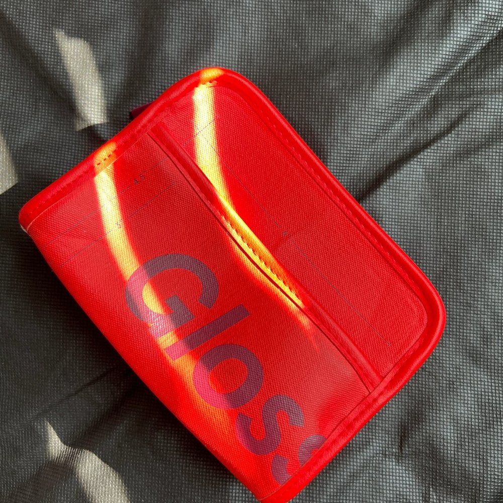 Glossier mini beauty bag